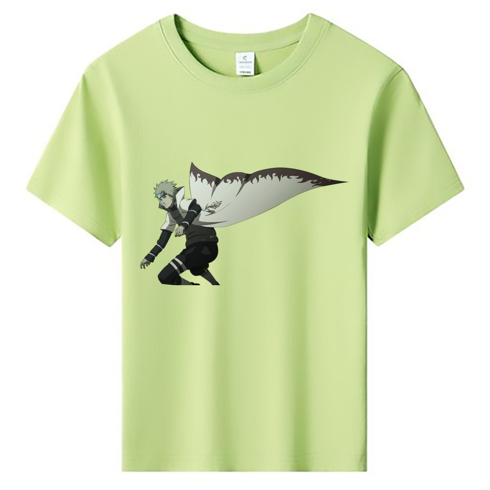 （画像用） NARUTO -ナルト- 波風 ミナト Namikaze Minato 綿100％キッズTシャツ（フロントプリント）